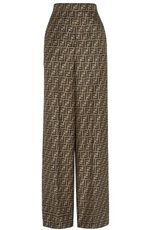 nouvelle collection 2024 Pantalons larges et Taille Haute Fendi