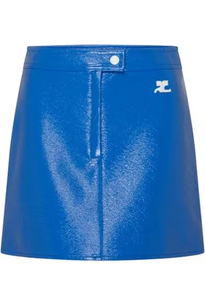 Courrèges Mini-jupe en vinyle Réédition