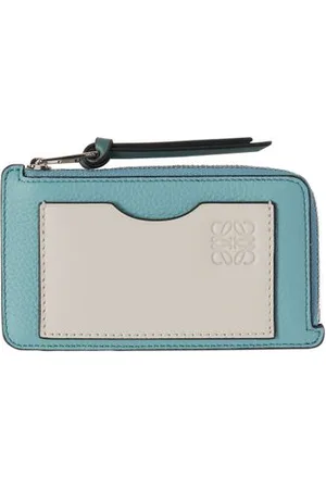 Loewe Porte-cartes et monnaie en cuir de veau grainé souple