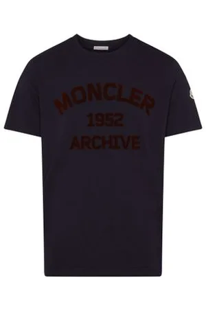 Moncler T-shirt à manches courtes avec logo imprimé