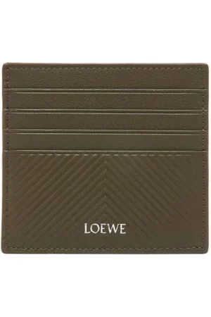 Loewe Porte-cartes simple ouvert en cuir de veau simple grainé souple