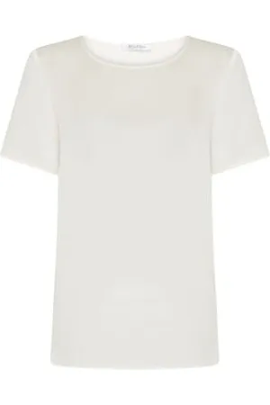 Max Mara T-shirt en satin Dida