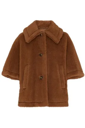 Max Mara Cape Teddy Tenebre