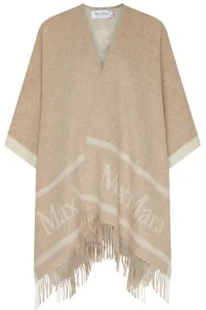 Max Mara Poncho à logo Hilde