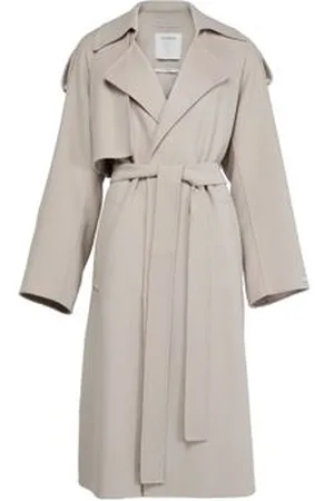 Sportmax Manteau avec ceinture en laine Fiore