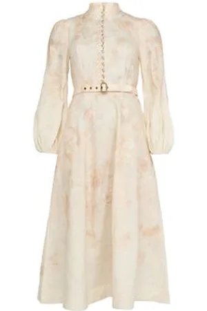 ZIMMERMANN Robe midi boutonnée Crush