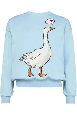 Moschino Pull à imprimé Oie