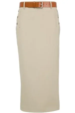 Moschino Jupe crayon en gabardine de coton