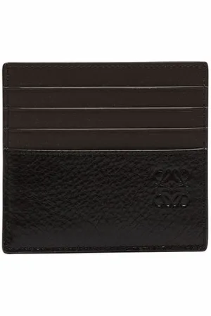 Loewe Porte-cartes simple ouvert en cuir de veau simple grainé souple