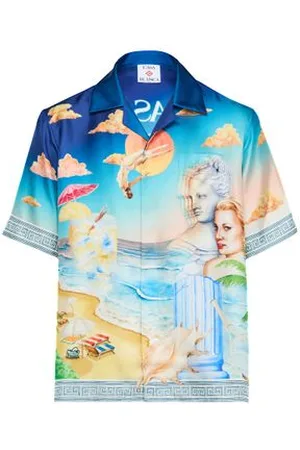 Casablanca Chemise manches courtes à col cubain