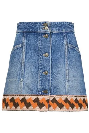 VALENTINO GARAVANI Mini jupe en denim