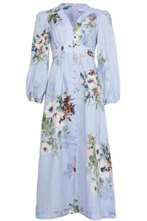 ZIMMERMANN Robe midi décolletée Everley