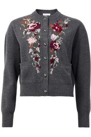 Paco rabanne Cardigan brodé de fleurs