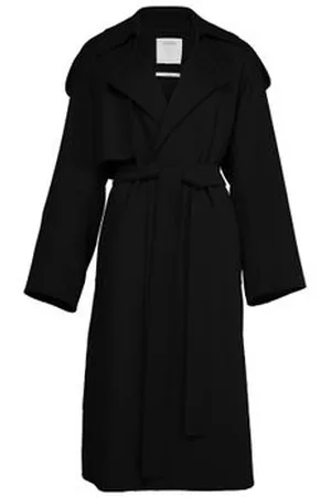 Sportmax Manteau avec ceinture en laine Fiore