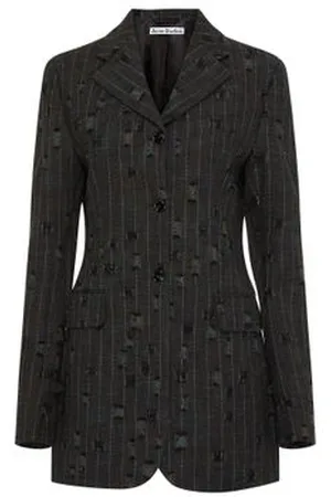 Acne Studios Blazer à boutonnage simple
