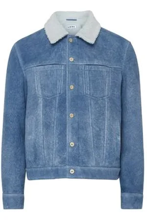 Loewe Veste en jean avec col shearling