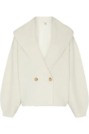 Totême Cardigan à revers type châle