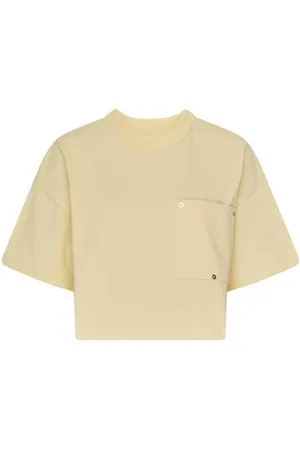 Bottega Veneta T-shirt court en jersey avec poche V