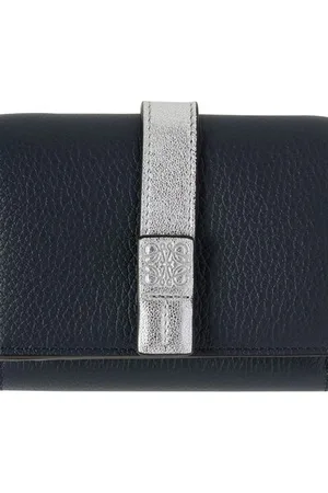 Loewe Petit portefeuille vertical en cuir de veau souple