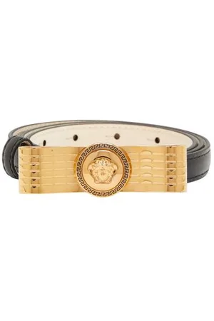 VERSACE Ceinture en cuir de veau