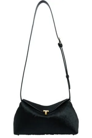 Totême Pochette en poils de poney T-Lock