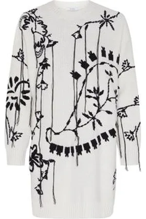 Max Mara Robe courte avec broderies Arad