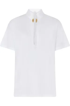 Givenchy T-shirt col boutonné en coton