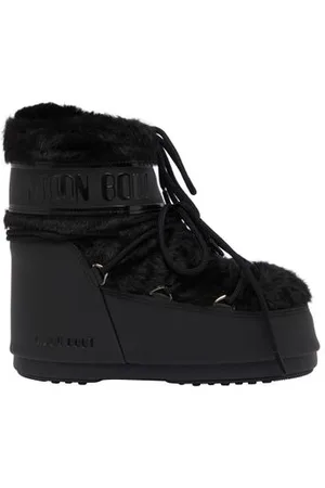 Moon Boot Bottines basses en fausse fourrure Icon