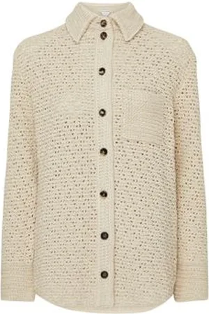 Bottega Veneta Chemise en coton au crochet