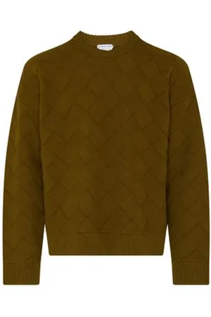 Bottega Veneta Pull en laine à motif Intreccio