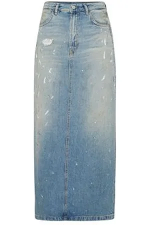 Acne Studios Jupe longue en denim