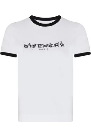 Givenchy T-shirt slim Paris en coton imprimé léopard