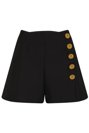 Givenchy Short en laine et mohair à boutons