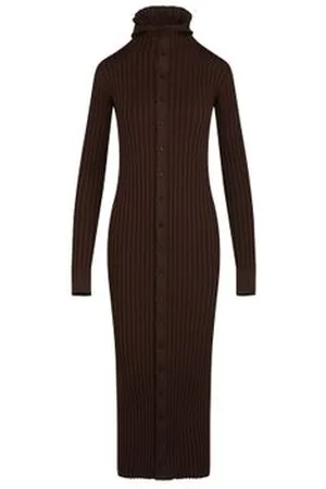 Bottega Veneta Robe midi en soie