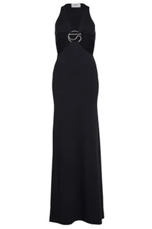 COPERNI Robe longue avec découpe logo C