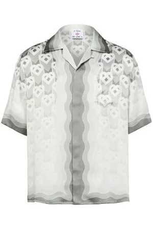 Casablanca Chemise manches courtes à col cubain
