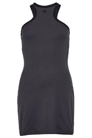 Courrèges Mini robe en scuba Contraste