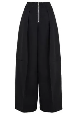 Jean Paul Gaultier Pantalon en crêpe épaisse