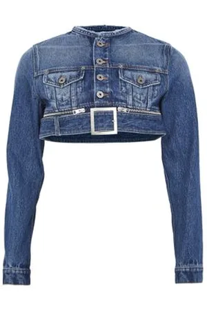 Jean Paul Gaultier Veste en denim super courte
