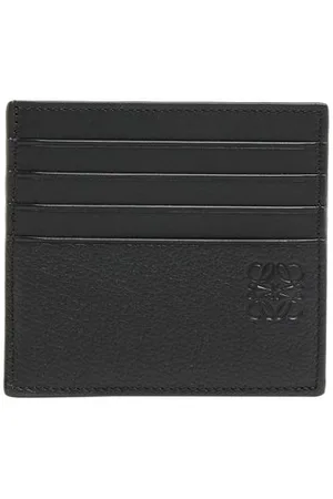 Loewe Porte-cartes simple ouvert en cuir de veau simple grainé souple