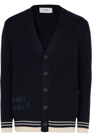 Ami Cardigan bords-côtes