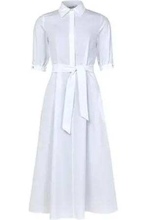 Max Mara Robe chemise longue en popeline de coton Hoyo