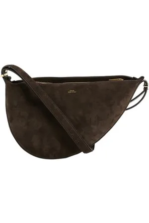 Totême Sac Scooped en cuir velours