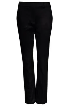 Max Mara Pantalon cigarette en coton Okra