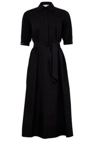 Max Mara Robe chemise longue en popeline de coton Hoyo
