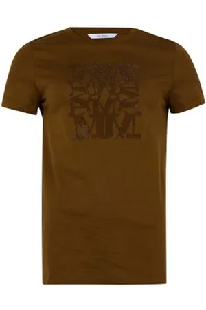 Max Mara T-shirt à strass Giovane