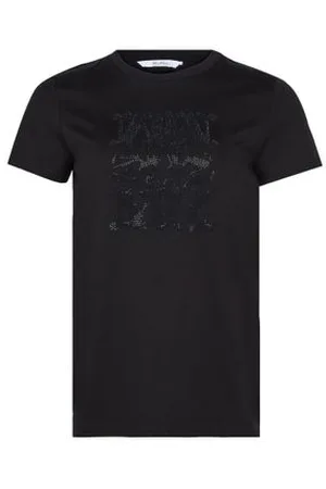 Max Mara T-shirt à strass Giovane