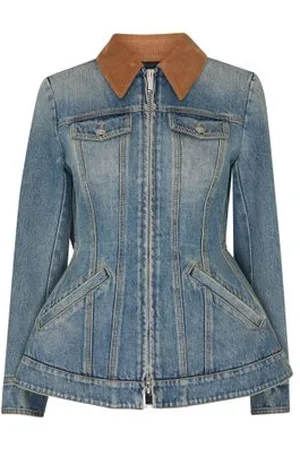 Alexander McQueen Veste en denim