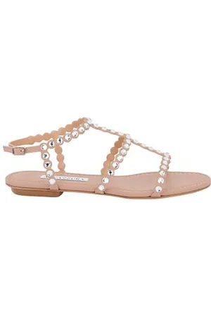 Aquazzura Sandales plates Tequila