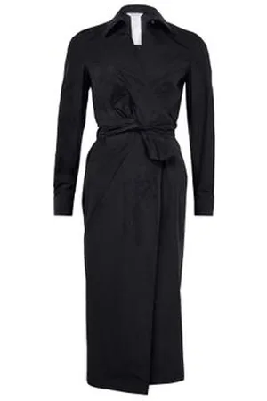 Max Mara Robe chemise en popeline de coton Agrume